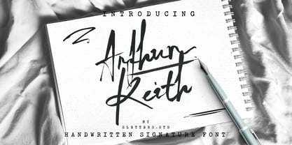 Arthur Keith Font Poster 1