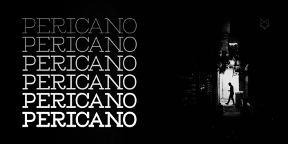 Pericano Display Font Poster 2