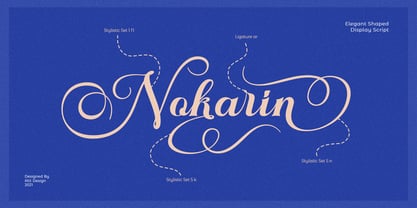 Nokarin Font Poster 4