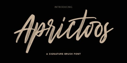 Aprictoos Font Poster 1