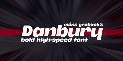Danbury Font Poster 1