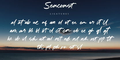 Seacoast Font Poster 15