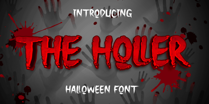 The Holler Font Poster 1