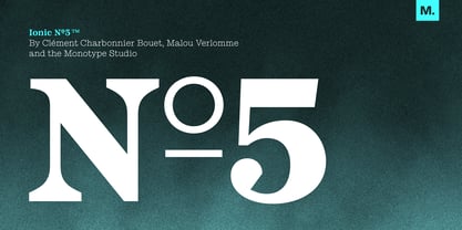 Ionic No 5 Font Poster 1
