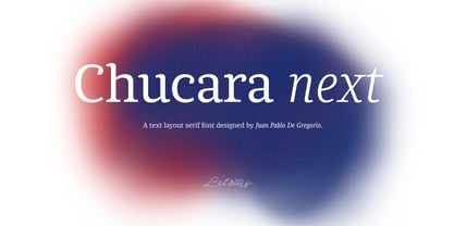 Chucara Next Font Poster 1