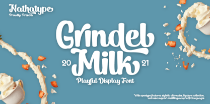 Grindel Milk Font Poster 1