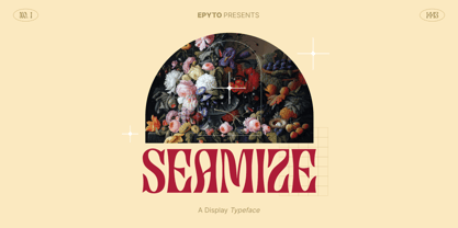 Seamize Font Poster 1