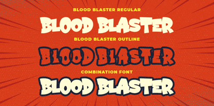 Blood Blaster Font Poster 6