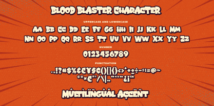 Blood Blaster Font Poster 7