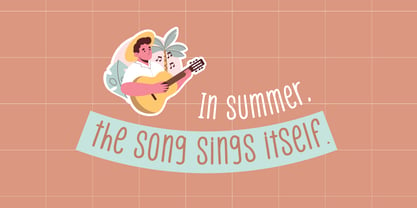 Pana Summer Font Poster 2