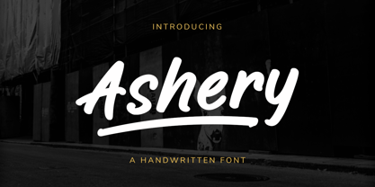Ashery Font Poster 8