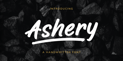 Ashery Font Poster 1