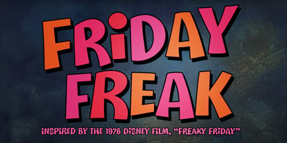 Friday Freak PB Fuente Póster 1