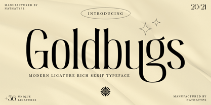 Goldbugs Font Poster 1