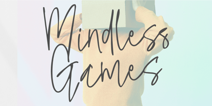 Mindless Games Font Poster 1