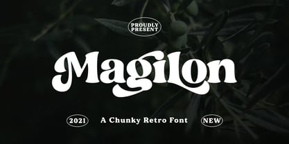 Magilon Display Font Poster 1