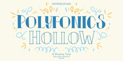 Polyfonics Font Poster 1
