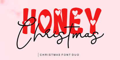 Honey Christmas Font Poster 1