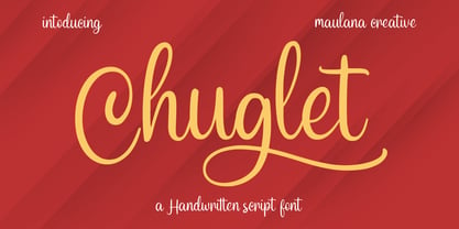 Chuglet Font Poster 1