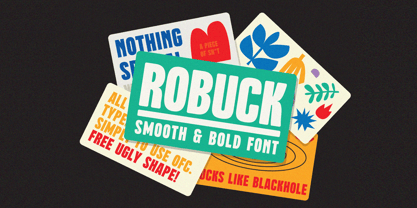 Robuck Font Poster 1