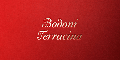 CAL Bodoni Terracina Font Poster 1