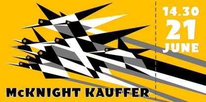 McKnight Kauffer Font Poster 2