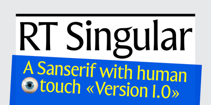 RT Singular Font Poster 1