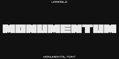 Monumentum Font Poster 1
