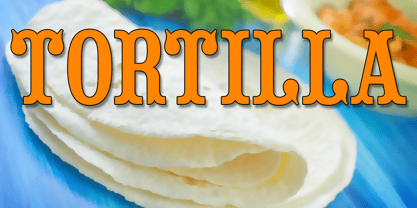 Tortilla Font Poster 1