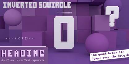 Inverted Squircle Font Poster 4