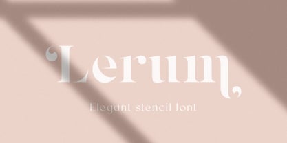 Lerum Font Poster 1