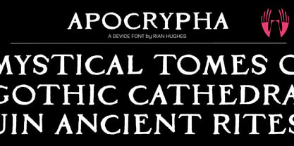 Apocrypha Font Poster 1