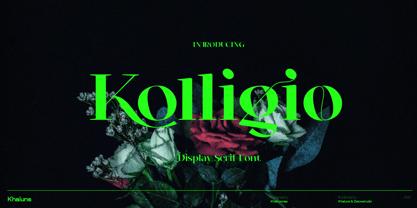 Kolligio Font Poster 1