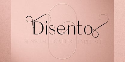 Disento Font Poster 1