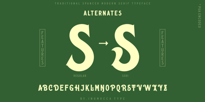 Traditional Spancer Font Poster 10