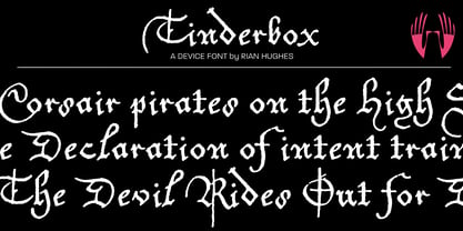 Tinderbox Font Poster 1
