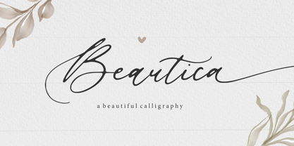 Beautica Font Poster 1