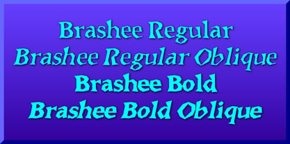 Brashee Font Poster 1