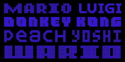 MultiType Brick Font Poster 12