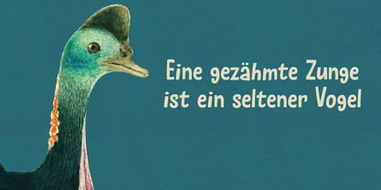 Fundevogel Font Poster 4