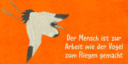 Fundevogel Font Poster 3
