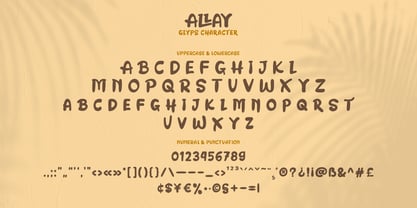 Allay Font Poster 11