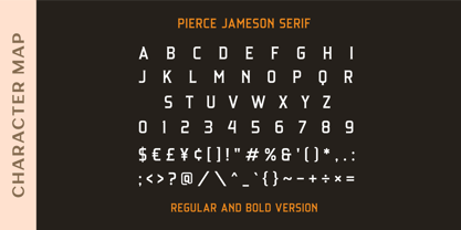 Pierce Jameson Font Poster 11