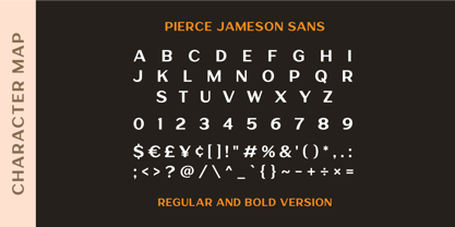 Pierce Jameson Font Poster 12