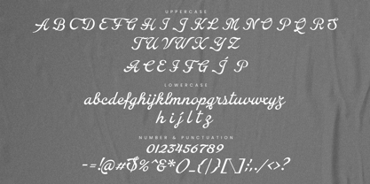 Arando Script Font Poster 6