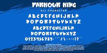 Parkour King Font Poster 7