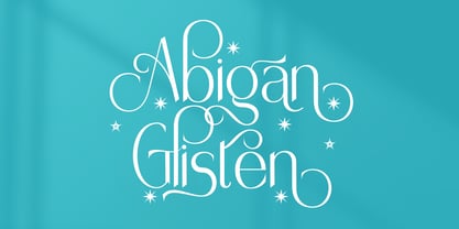 Abigan Font Poster 2