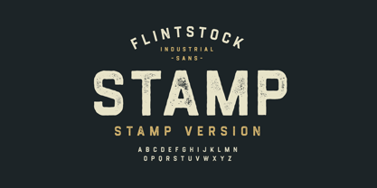 Flintstock Font Poster 6