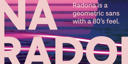 Radona Font Poster 1