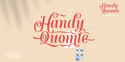 Handy Quomte Font Poster 11
